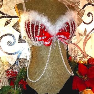 🍭JJ's EYE CANDY SANTA BABY RAVE/FESTIVAL BRA